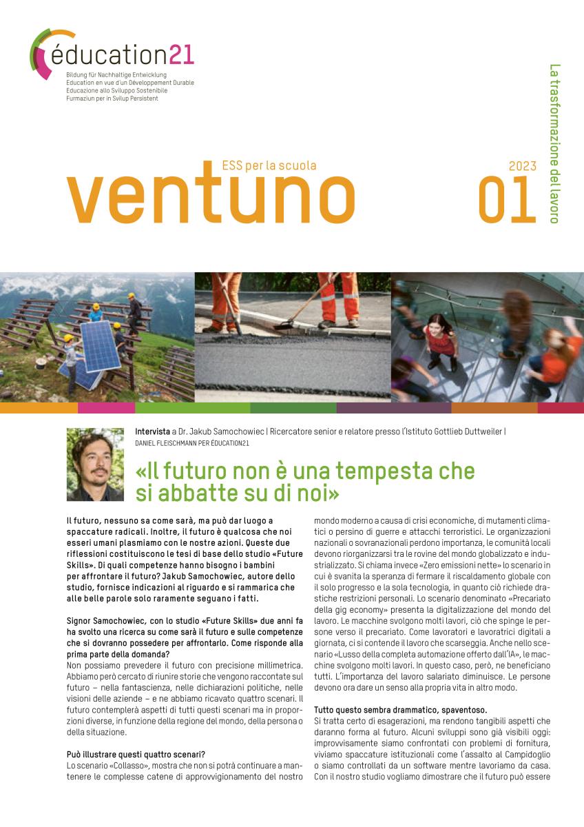 cover la trasformazione del lavoro